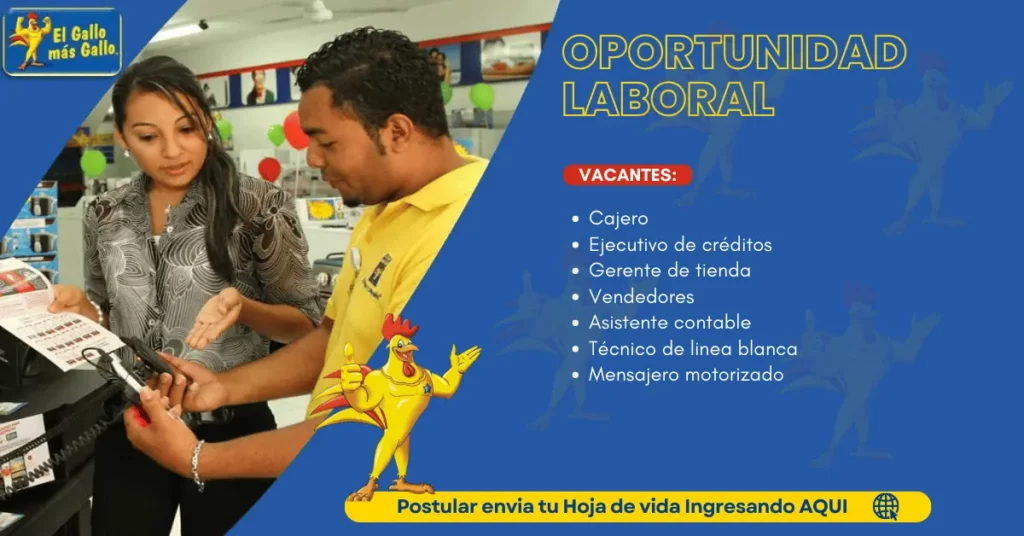 GALLO MAS GALLO Convocatoria de empleos