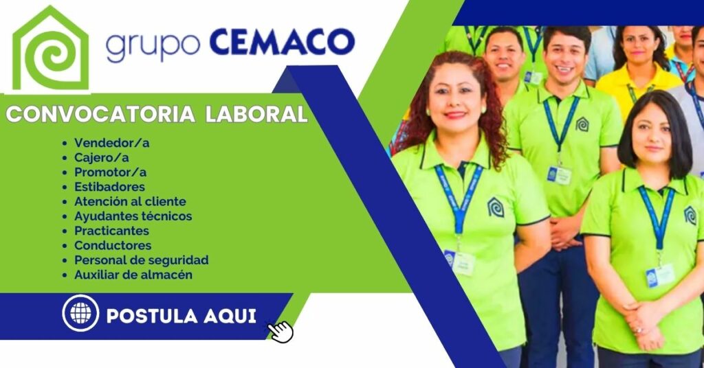 CONVOCATORIA DE PERSONAL PARA CEMACO